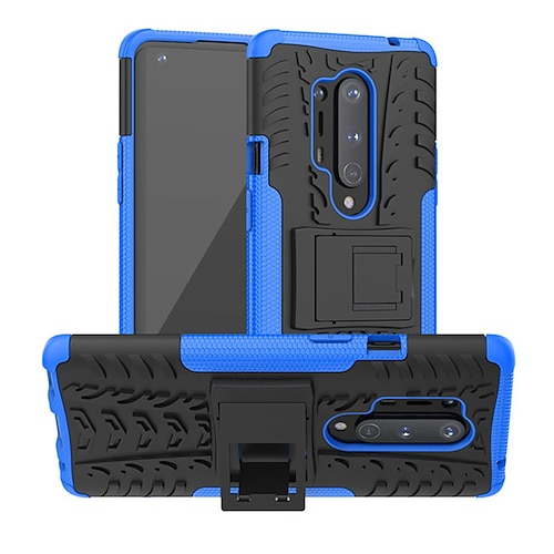 

Shockproof Protection Cover Phone Case For OnePlus 8 Pro OnePlus 7T Pro One Plus 7 Pro OnePlus 6T One Plus 6 Rubber Armor Hybrid PC Hard Cover For One Plus 8 Silicone TPU Bumper Protective with Stand
