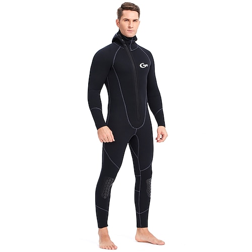 

YON SUB Men's Women's Full Wetsuit 3mm SCR Neoprene Diving Suit Thermal Warm UPF50 Anatomic Design High Elasticity Long Sleeve Front Zip - Swimming Diving Surfing Scuba Solid Color Autumn / Fall