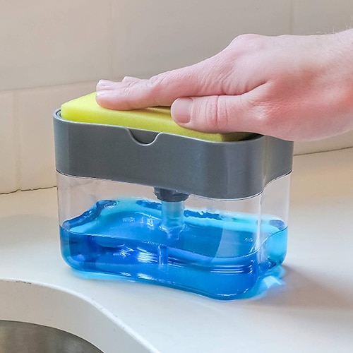 Soap Pump And Sponge Caddy