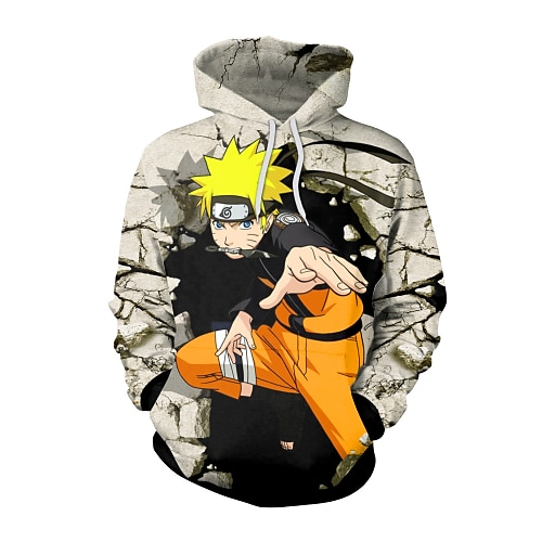 

Inspired by Naruto Cosplay Costume Hoodie Print Printing Hoodie For Men's Women's Adults' Polyster