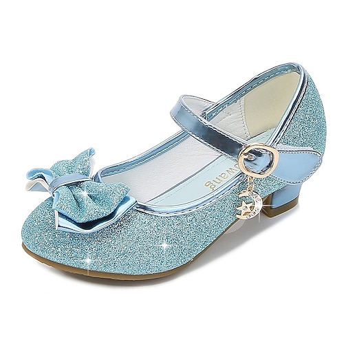 

Princess Shoes Girls' Movie Cosplay Sequins Golden Purple Rosy Pink Shoes Halloween Children's Day Masquerade Polyester