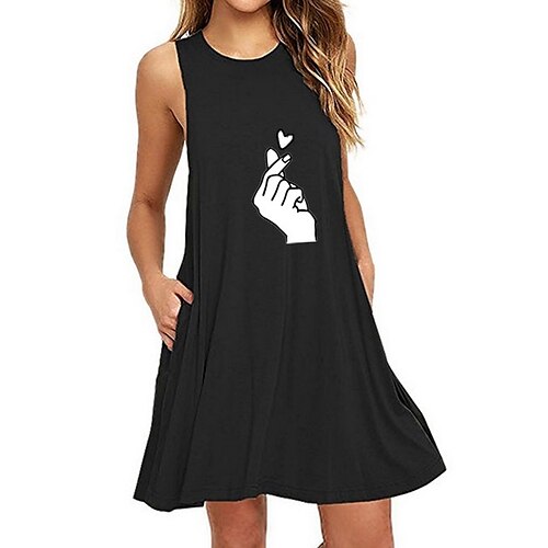 

Women's Black Blue Wine Sleeveless Summer Loose Fit S M L XL XXL 3XL 4XL 5XL 6XL