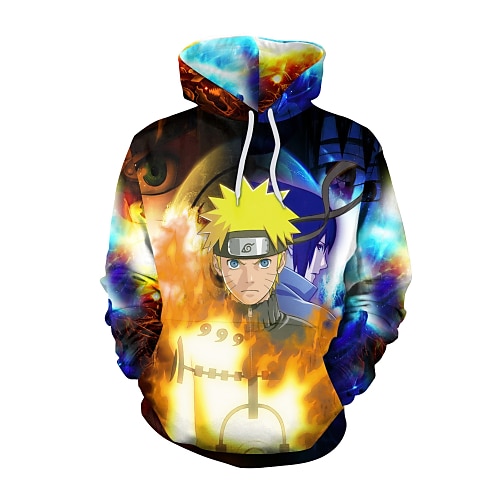 

Naruto Traje de cosplay Sudadera Estampado Estampado Sudadera Para Hombre Mujer Adulto Poliéster