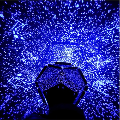 galaxy star led proyector de luz nocturna reproductor de música bluetooth giratorio 3 colores luces ajustables cable usb control remoto recargable
