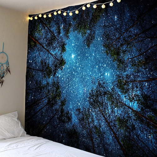 

Modern landscape theme tapestries hanging or background cloth decorative cloth 100% polyester fiber fabrics