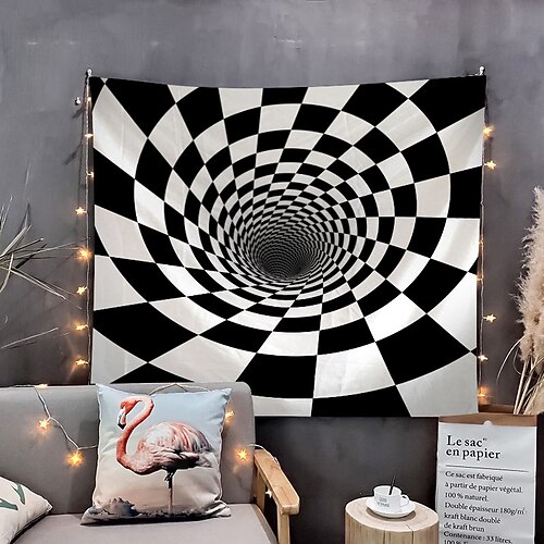 

Home Living Creative 3D Illustratihypnotic Psychedelic Spiral Art Radial Rays Tapestry Wall Hanging Tapestries Wall Blanket Wall Art Wall Decor Flower Moon Tapestry Wall Decor