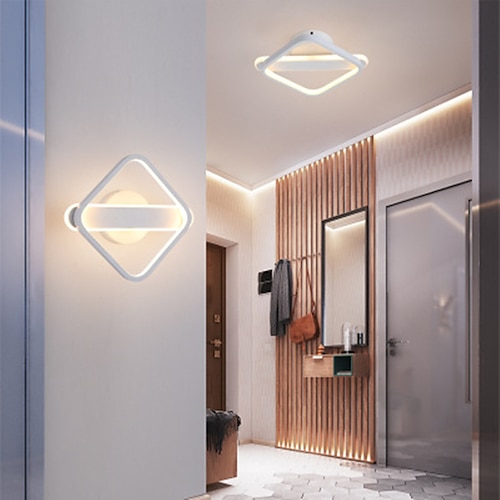 

LED Ceiling Light Simple Square Wall Lamp Bedroom Bedside Lamp Guest Room Balcony Corridor Staircase Wall Lamp