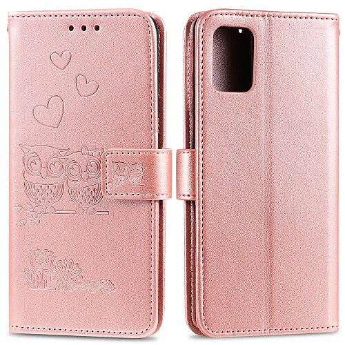 

Phone Case For Samsung Galaxy S5 S6 S6EDGE S7 S7EDGE S8 S8PLUS S9 S9PLUS S10 S10E S10PLUS A3 A6 2018 A62018 A8 2018 A7 2018 A9 2018 Card Holder Flip Pattern Full Body Cases owl Leather
