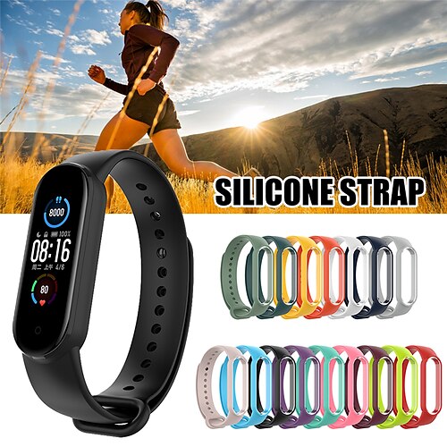 

1 Pcs Watch Band Newest for Xiaomi mi Band 5 Strap Silicone Soft TPU Wristband Replacement Colorful Strap for Xiaomi mi Band 5 Bracelets