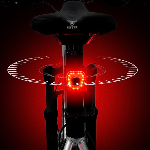 

LED Bike Light Rear Bike Tail Light Safety Light LED Bicycle Cycling Waterproof Super Bright USB Charging Output Lightweight Rechargeable Lithium-ion Battery 120 lm Rechargeable Battery Red Cycling