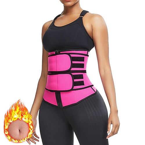 

Neoprene Waist Trainer Shaper Slimming Belt Sports Neoprene Home Workout Fitness Gym Workout Adjustable Tummy Control Weight Loss Hot Sweat For Men Women