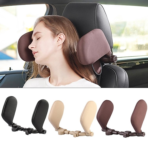 

Car Seat Headrest Pillow with Adjustable Head and Neck Pillows to Protect Neck Pillows Best Neck Support Solution for Children and Adults-Patented Solution Memory Foam Pad 3Colors