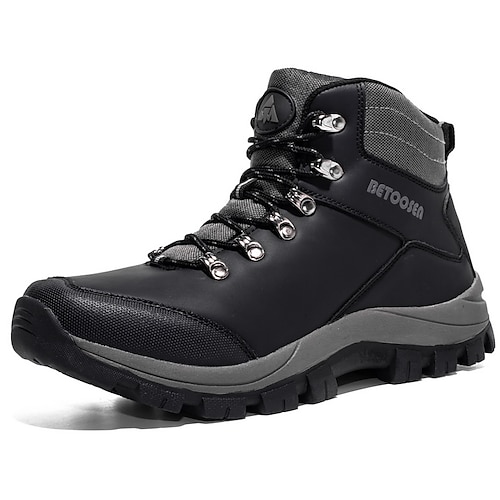 

Men's Hiking Shoes Sneakers Hiking Boots Shock Absorption Breathable Wearable Lightweight Camping / Hiking Hunting Fishing Nappa Leather Autumn / Fall Spring Green Black Grey / Climbing / Round Toe
