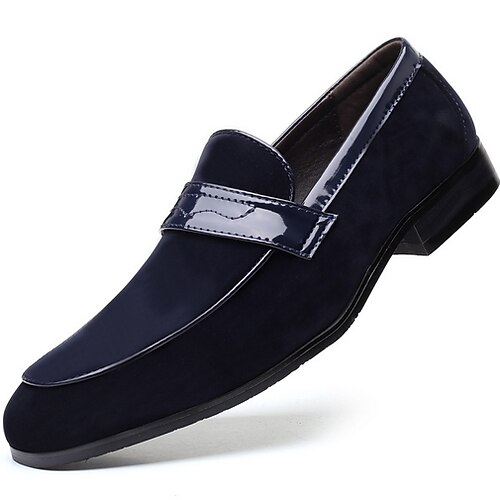 

Herre Tøfler & Slip-ons Penny Loafers Køre loafers Daglig PU Sort Brun Blå Sommer