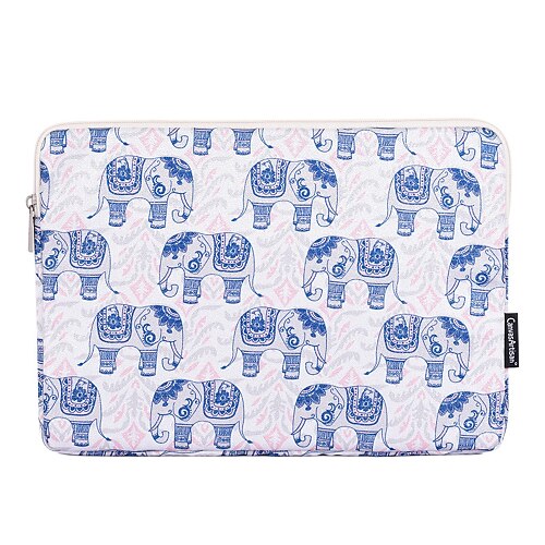 

Laptop Sleeves 11.6"" 12"" 13.3"" inch Compatible with Macbook Air Pro, HP, Dell, Lenovo, Asus, Acer, Chromebook Notebook Waterpoof Shock Proof Polyester Elephant for Colleages & Schools