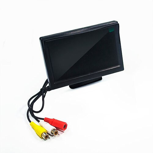 5 hüvelykes autó monitor LCD színes kijelző monitor 24v / 12v autóbusz teherautó cctv fordított tapadókorong tartóhoz
