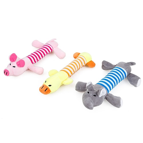

Chew Toy Squeaking Toy Interactive Toy Dog Play Toy Dog Cat 1pc Animal Pet Friendly Cotton Gift Pet Toy Pet Play