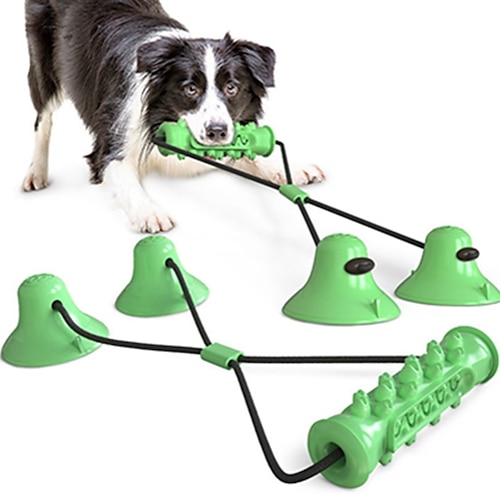 

Chew Toy Suction Ball Pet Molar Bite Toy Suction Cup Tug Dog Play Toy Dog 1 set Teething Rope Toy Rubber Gift Pet Toy Pet Play