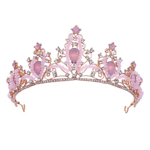 

Crystal / Alloy Crown Tiaras with Crystal / Rhinestone 1 PC Wedding / Special Occasion Headpiece
