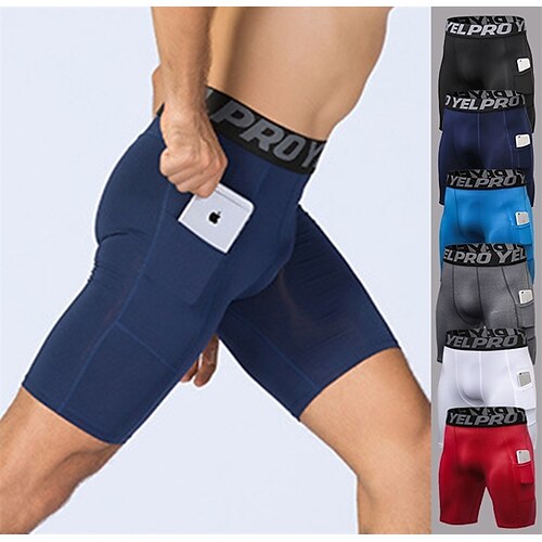 Cool Dry Tights Base Layer Sports Shorts Training Workout Undershorts for Fitness Cycling Ultralight Breathable Gym Short for Men Wayleb Men's Running Compression Shorts 