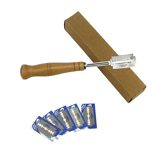 

Hand Crafted Bread Lame with 5 Blades Included Best Dough Scoring Tool