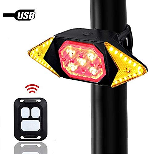 

LED Bike Light Rear Bike Tail Light Safety Light Tail Light LED Bicycle Cycling Waterproof Multiple Modes Super Bright New Design Rechargeable Lithium-ion Battery 200 lm Rechargeable Red Blue Yellow