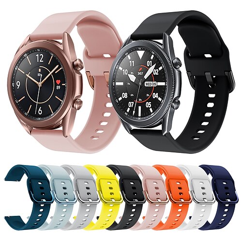 

1 pcs Smart Watch Band for Samsung Galaxy Gear S3 Frontier Gear S3 Classic Gear S2 Classic Watch 42mm Watch 46mm Silicone Smartwatch Strap Elastic Breathable Sport Band Replacement Wristband