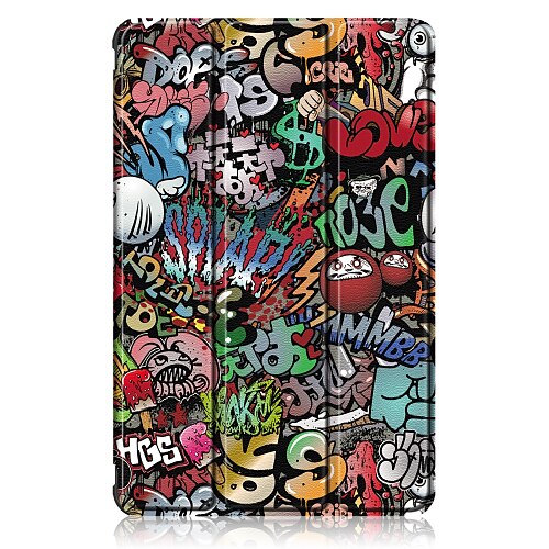 

Tablet Case Cover For Samsung Galaxy Tab S7 Plus FE A8 A7 Lite S6 Lite A 8.0"" Trifold Stand Dustproof Magnetic Flip Butterfly sky Flower PC PU Leather