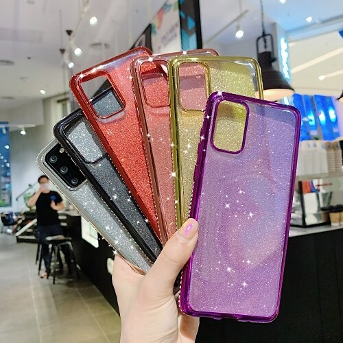 

Case For Samsung Galaxy Galaxy S21 Plus Ultra A72 A52 A42 A32 A11 M11 A21 A41 A70E A71 5G A51 5G A21S A31 M31 Glitter Shine Back Cover Glitter Shine TPU