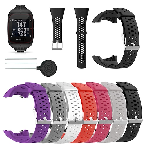 

Silicone Wristband Strap for Polar M400 M430 GPS Sports Smart Watch Replacement Watchband Bracelet With tool Watch Strap Band