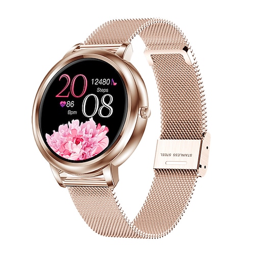 

MK20 Smart Watch 1.3 inch Smartwatch Fitness Running Watch Bluetooth Pedometer Call Reminder Fitness Tracker Activity Tracker Sleep Tracker Compatible with Android iOS IP 67 Women Health Care