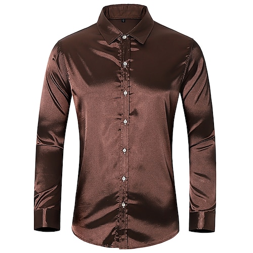 2019 Spring Autumn Long Sleeve ShirtSlim Fit Men Work Business Shirts,618,Asian Size XXL