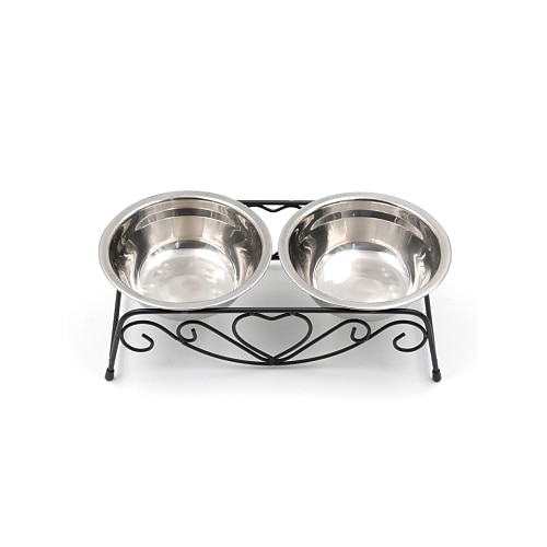 

Dog Cat Bowls & Water Bottles / Feeders 0.8 L Stainless steel Durable Bowls & Feeders Classic Gray Bowls & Feeding