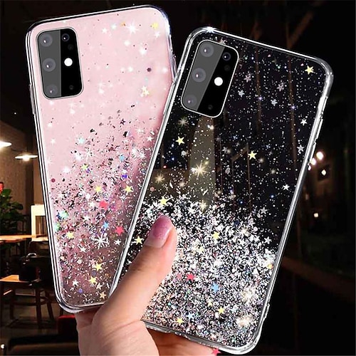 

Phone Case For Samsung Galaxy Back Cover A73 A53 A33 S22 Ultra Plus S21 FE S20 A72 A52 A42 Note 20 10 Ultra Plus A71 A51 A31 Glitter Shine Glitter Shine TPU