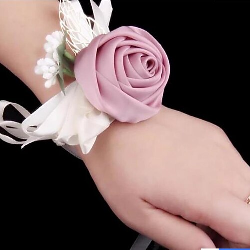 

Wedding Flowers Wrist Corsages Wedding / Party Evening Double Layer Cloth 0-10 cm Christmas