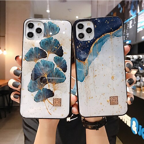 

Phone Case For Apple Back Cover iPhone 12 Pro Max 11 SE 2020 X XR XS Max 8 7 6 Shockproof Dustproof Pattern Geometric Pattern TPU