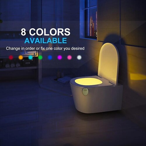 Up To 68% Off on Toilet Night Light Motion Sen