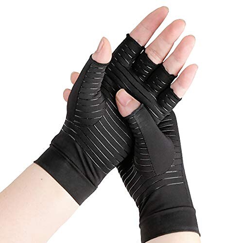 

copper arthritis gloves, compression gloves for arthritis & carpal tunnel pain & muscle tension relief,(medium)