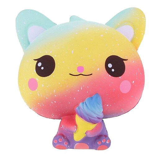 

Squishies Squeeze Toy / Sensory Toy Jumbo Squishies Stress Reliever 1 pcs Tiger Animal Stress and Anxiety Relief Slow Rising For Boy Girl Adults'