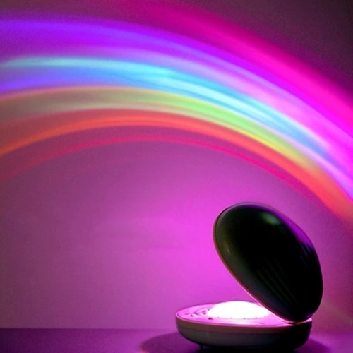 

Round Sky Projector Light Projector Lights LED Night Light Night Light Color-Changing Birthday with USB Port ON / OFF Valentine's Day Christmas AAA Batteries Powered USB 1pc