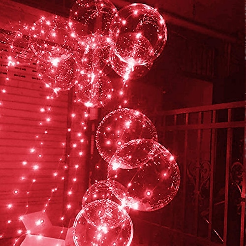 Ballon Led Transparent À Hélium Clair, Lumineux Avec Bâtons, Décorations De  Fête D'anniversaire Et De Mariage Pour Enfants - Ballons Et Accessoires -  AliExpress