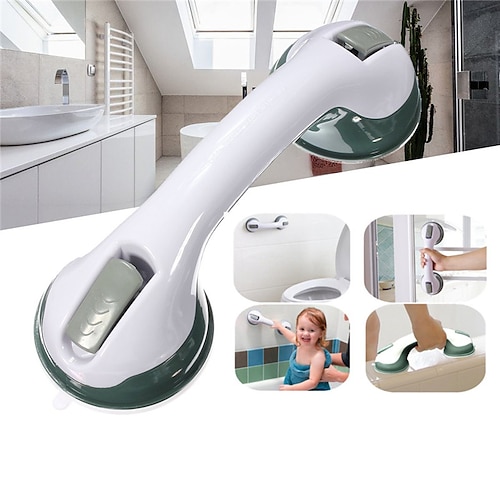 

1PC Bathroom Suction Cup Handle Grab Bar Toilet Bath Shower Tub Bathroom Shower Grab Handle Rail Grip for Elderly Safety