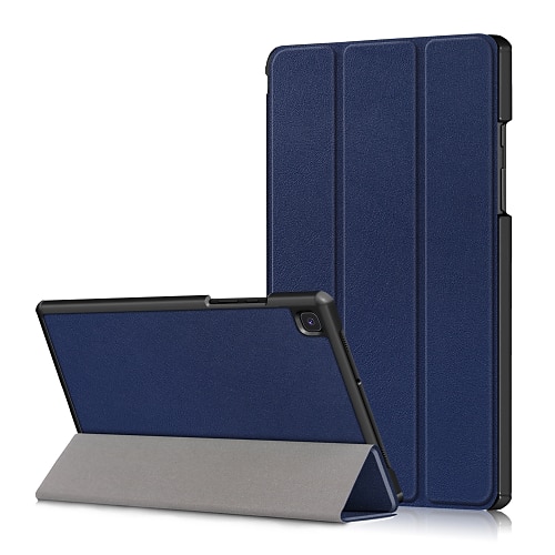 

Tablet Case Cover For Samsung Galaxy Tab S7 Plus FE A8 A7 Lite S6 Lite A 8.0"" Trifold Stand Flip Magnetic Solid Colored PC PU Leather