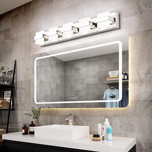 

Vanity Light LED Modern Contemporary Bathroom Lighting Metal Wall Light 90-240V 110-120V 220-240V 4 W