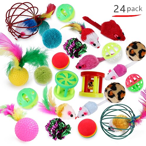 

Cat Toys Set Interactive Cat Toys Fun Cat Toys Cat 1 set Pet Friendly Cotton Gift Pet Toy Pet Play