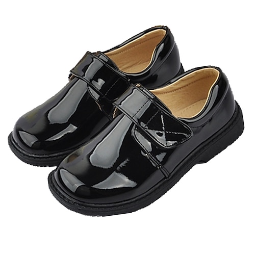

Boys' Flats Oxfords First Walkers Flower Girl Shoes Children's Day Princess Shoes Patent Leather PU Non Slip Casual / Daily Lace up Toddler(9m-4ys) Little Kids(4-7ys) Big Kids(7years ) Daily Party