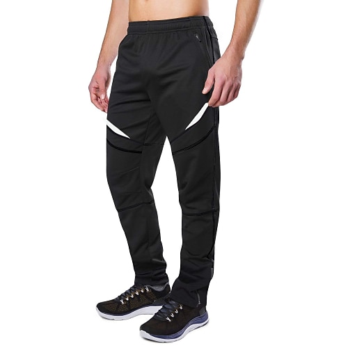 

Men's Bike Winter Fleece Pants Cycling Pants Trousers Bottoms Reflective Winter Thermal Warm Up Fleece Windproof Breathable Black Gray Fleece High Elasticity Mountain Bike MTB Road Bike Bicycle