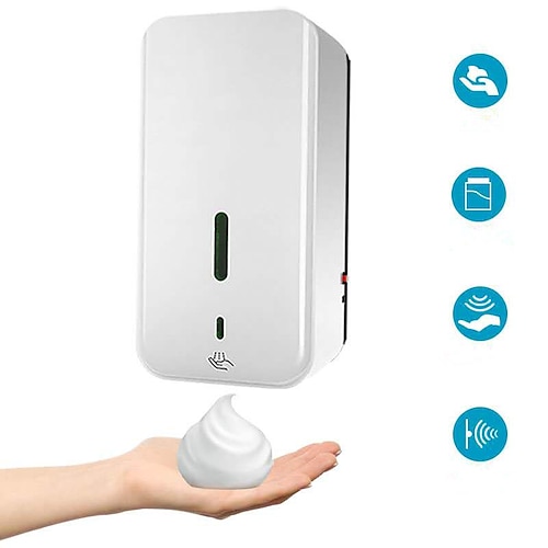 

Automatic Alcohol Sanitizer Dispenser Infrared Sensor Touchless Liquid Gel Water Spray Dispenser Plastic 1PC