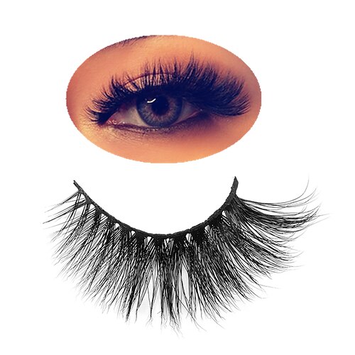 

3D Mink Lashes False Eyelashes Fluffy Thick Cross Dramatic Eyelashes Eye Lashes Reusable Wispy Eyelash Extension Make up