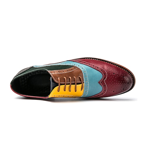 Rainbow brogues hot sale